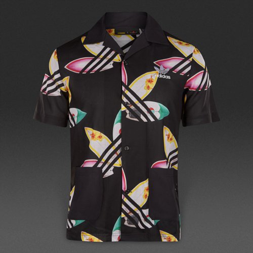 Adidas Originals Pharrell Williams Surf Shirt Black / Multi for Men